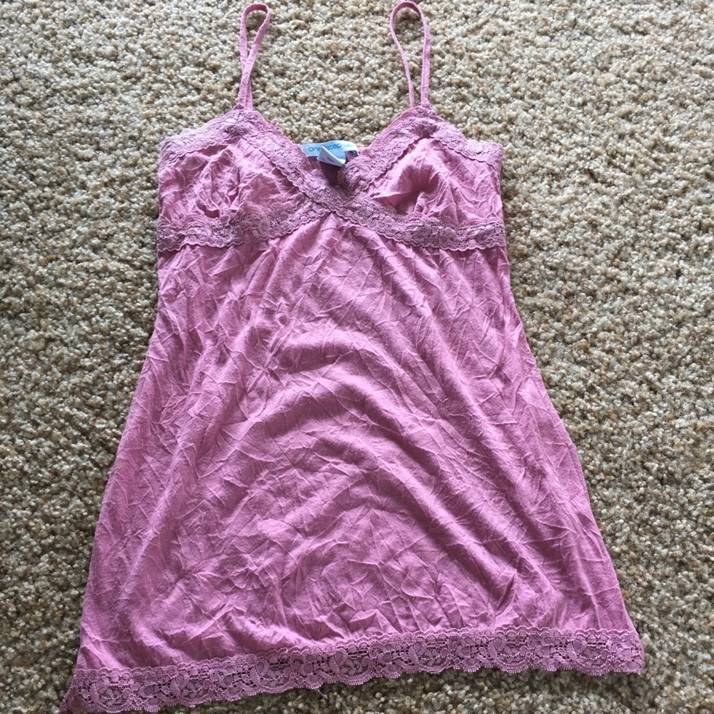 Light pink tank top - one step up